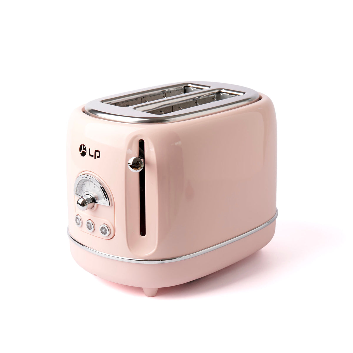Stainless Steel Mini 2 Slice Toaster, Retro Automatic Bread Toaster, Household Breakfast Toast Maker