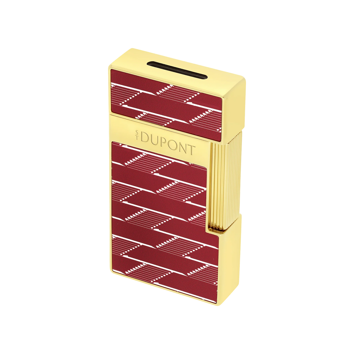 Fully Refurbished Lacquered lighter Monogram 1872 burgundy REF: 025078B