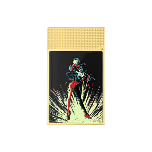 Fully Refurbished Lacquered lighter DC COMICS gold REF: C16696