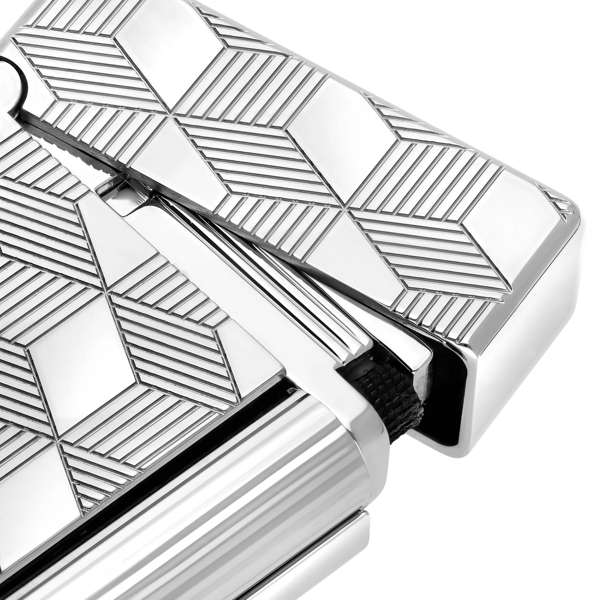Fully Refurbished Guilloche Lighter silver REF: 020840