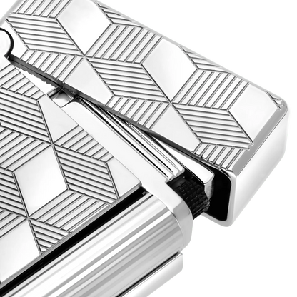 Fully Refurbished Guilloche Lighter silver REF: 020840