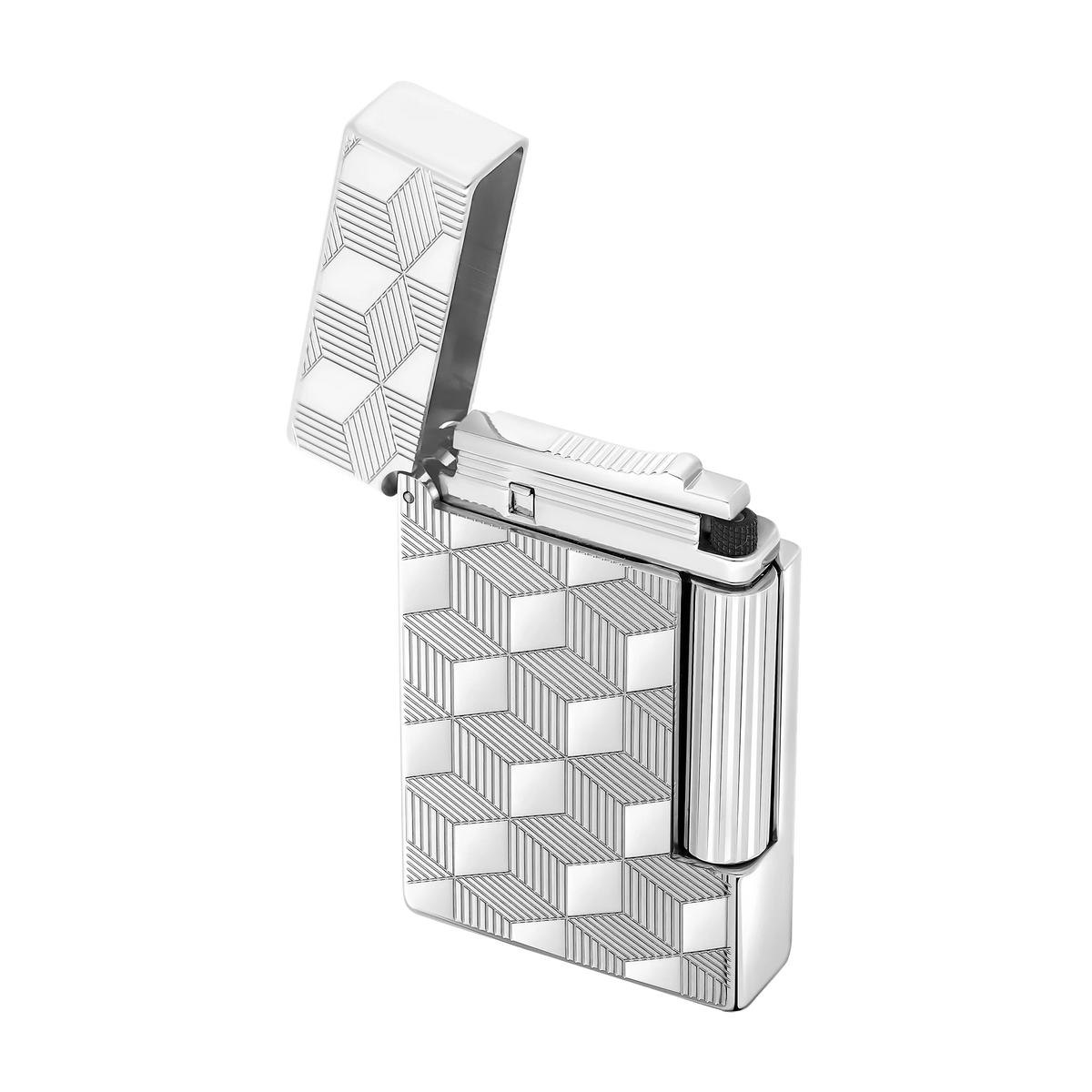 Fully Refurbished Guilloche Lighter silver REF: 020840