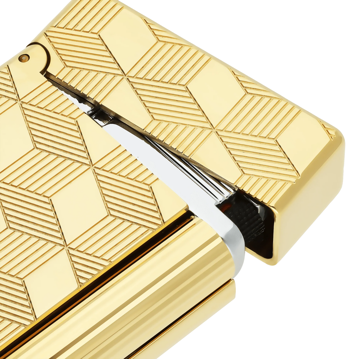 Fully Refurbished Guilloche Lighter golden REF: 020841