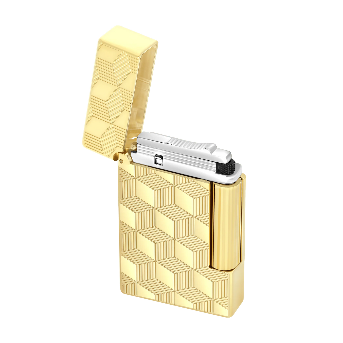 Fully Refurbished Guilloche Lighter golden REF: 020841