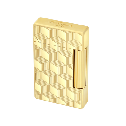 Fully Refurbished Guilloche Lighter golden REF: 020841