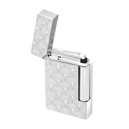 Fully Refurbished Guilloche Lighter silver REF: 020844