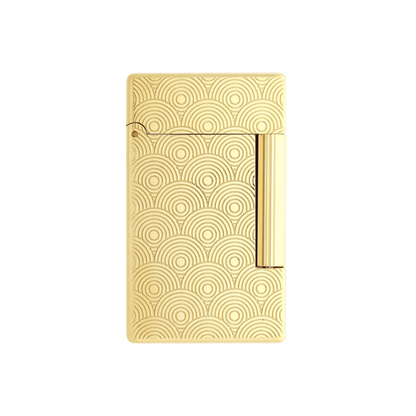 Fully Refurbished Guilloche Lighter golden REF: 020845