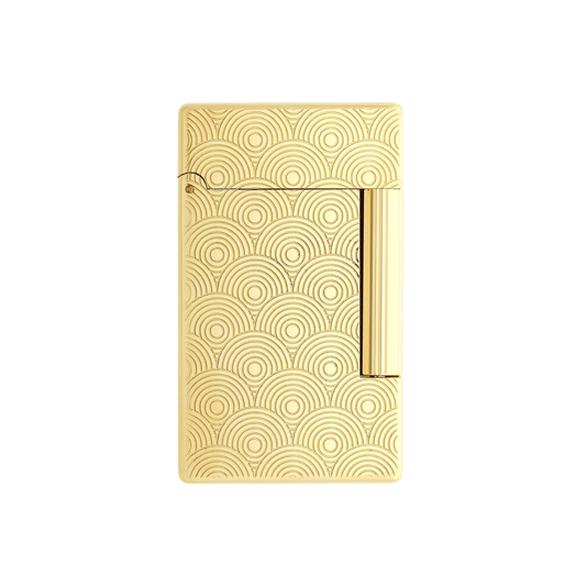 Fully Refurbished Guilloche Lighter golden REF: 020845