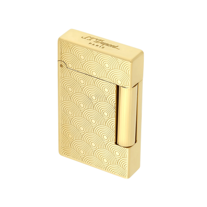 Fully Refurbished Guilloche Lighter golden REF: 020845