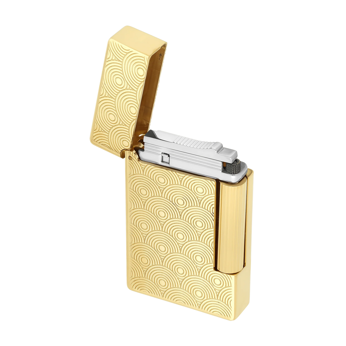 Fully Refurbished Guilloche Lighter golden REF: 020845