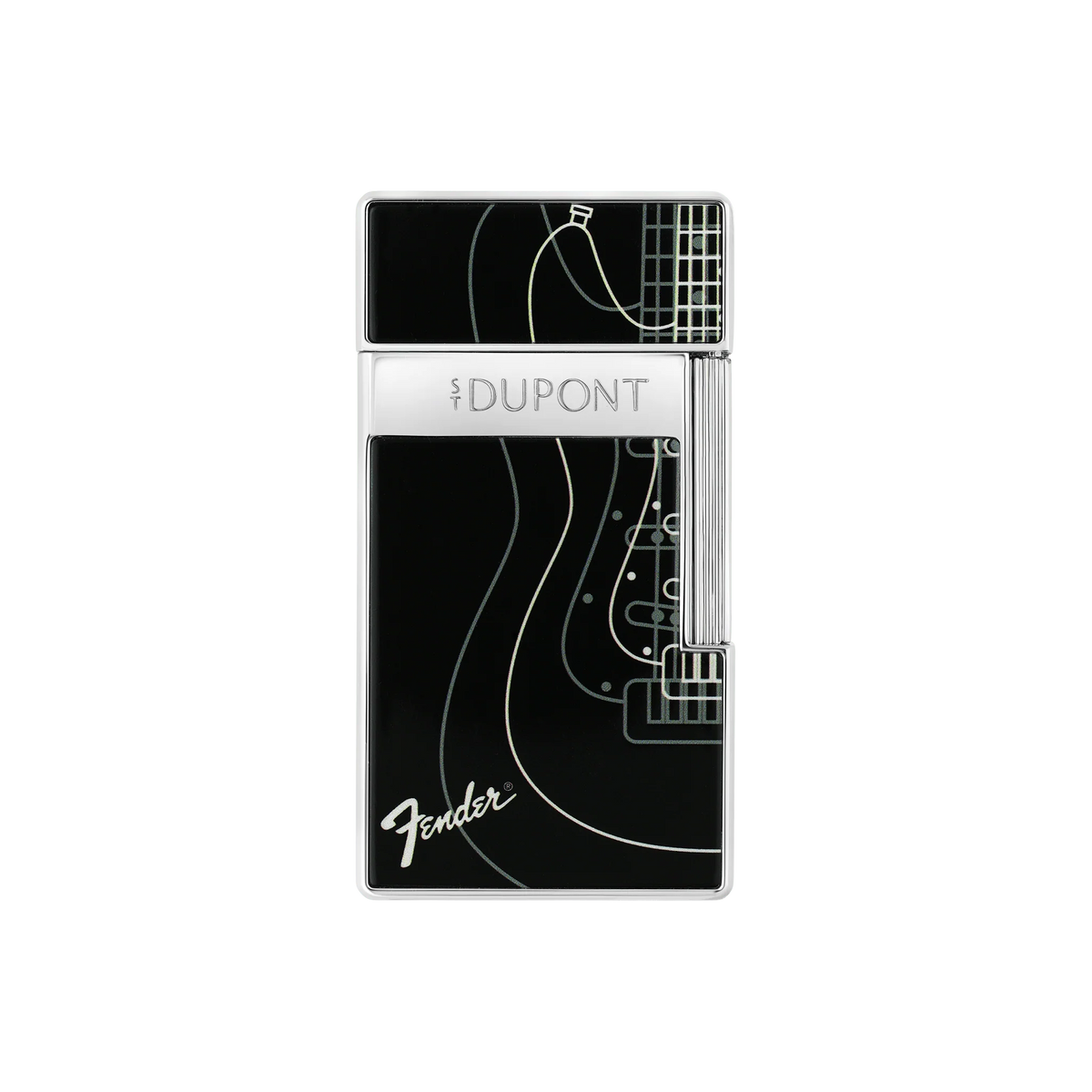 Fully Refurbished Lacquered lighter fender black REF: 025025