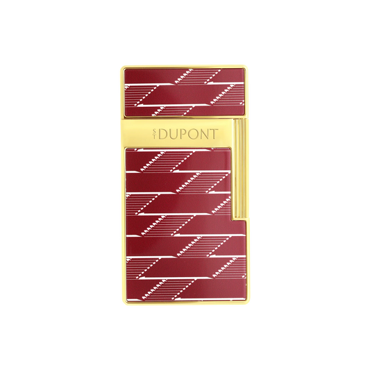 Fully Refurbished Lacquered lighter Monogram 1872 burgundy REF: 025078B