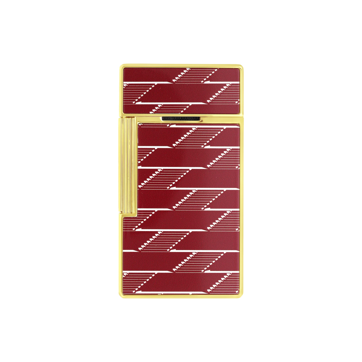 Fully Refurbished Lacquered lighter Monogram 1872 burgundy REF: 025078B
