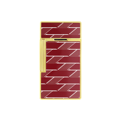 Fully Refurbished Lacquered lighter Monogram 1872 burgundy REF: 025078B