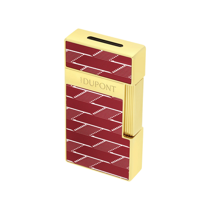 Fully Refurbished Lacquered lighter Monogram 1872 burgundy REF: 025078B