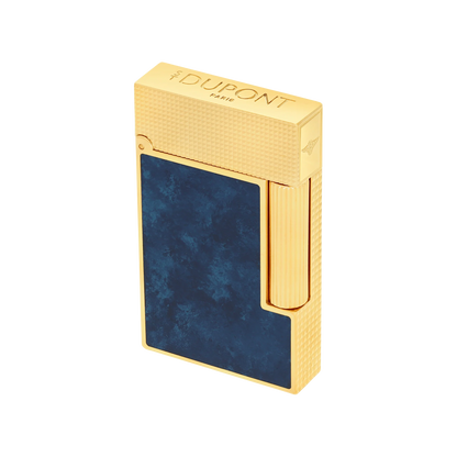 Fully Refurbished Lacquered lighter Savoir-Faire Popote blue REF: C16017CL