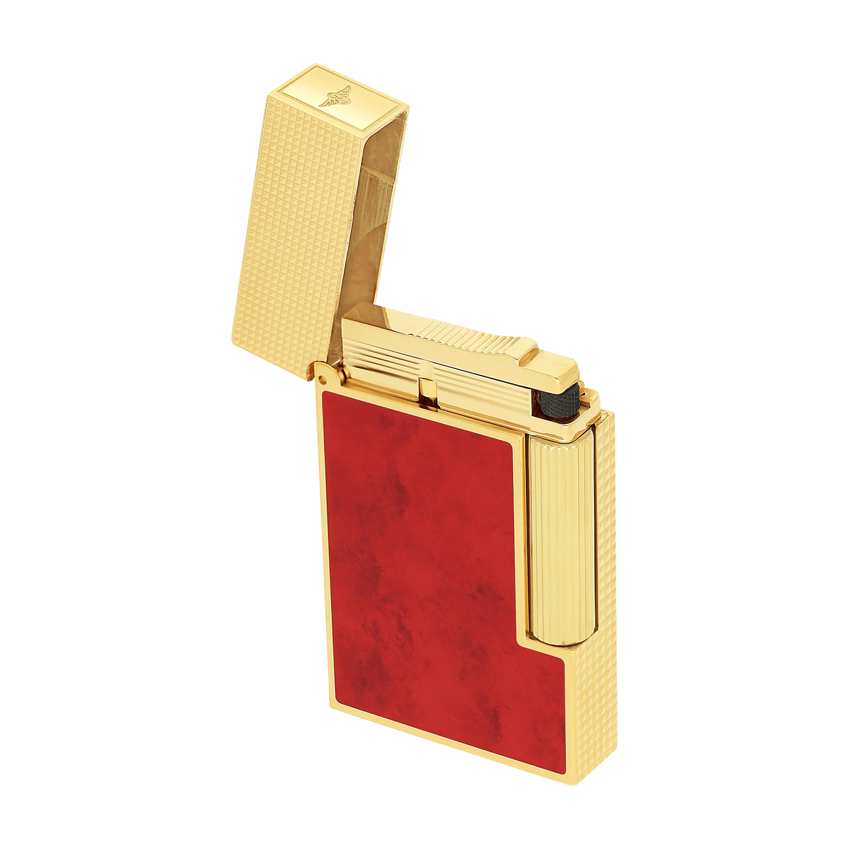 Fully Refurbished Lacquered lighter Savoir-Faire Popote red REF: C16018CL £1,815