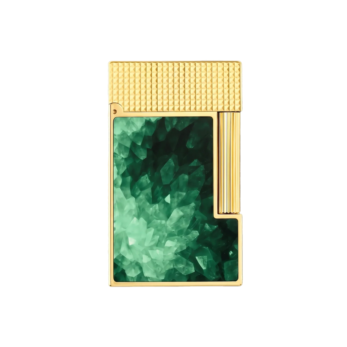 Fully Refurbished Lacquered lighter Géode green REF: C16036CL