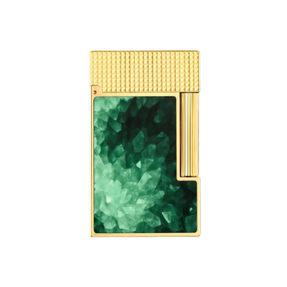 Fully Refurbished Lacquered lighter Géode green REF: C16036CL