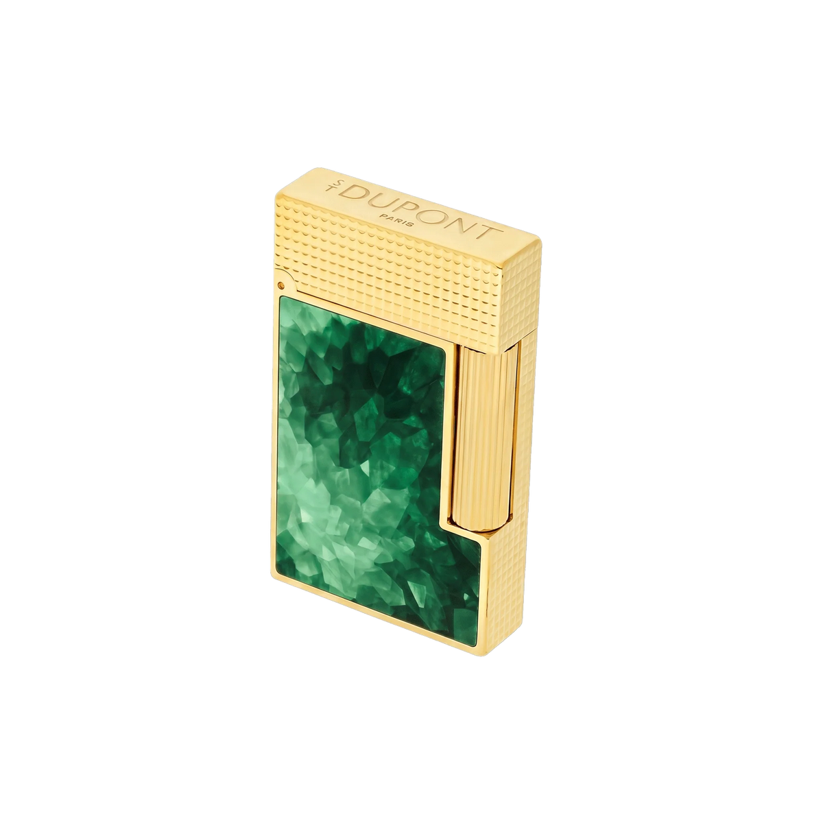 Fully Refurbished Lacquered lighter Géode green REF: C16036CL