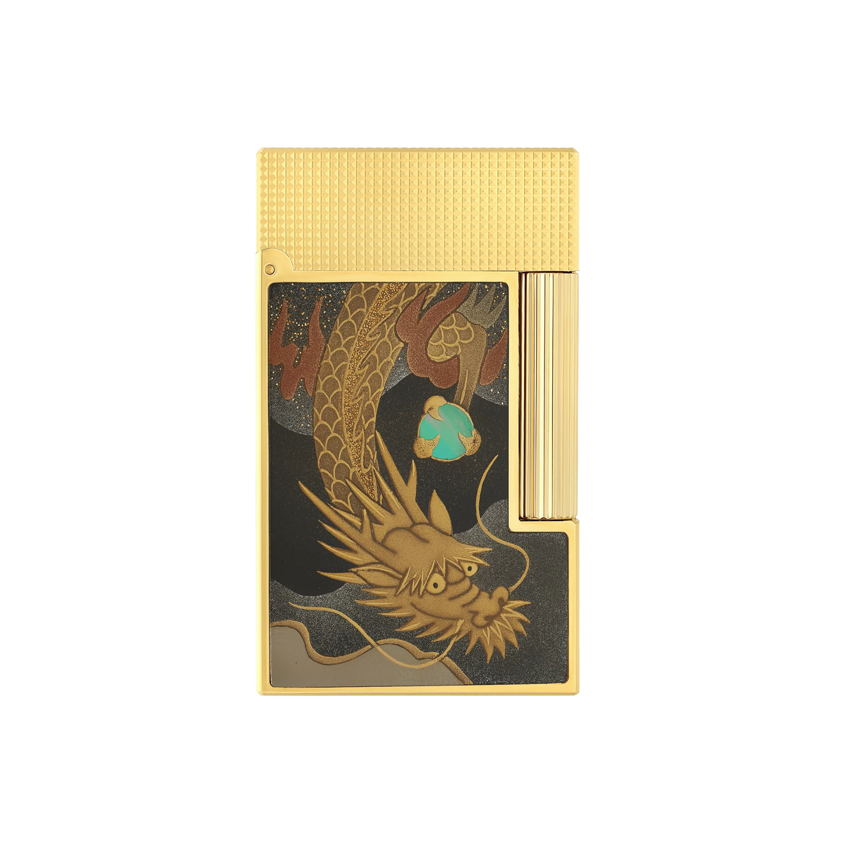 Fully Refurbished Lacquered lighter maki-e brown REF: C16150