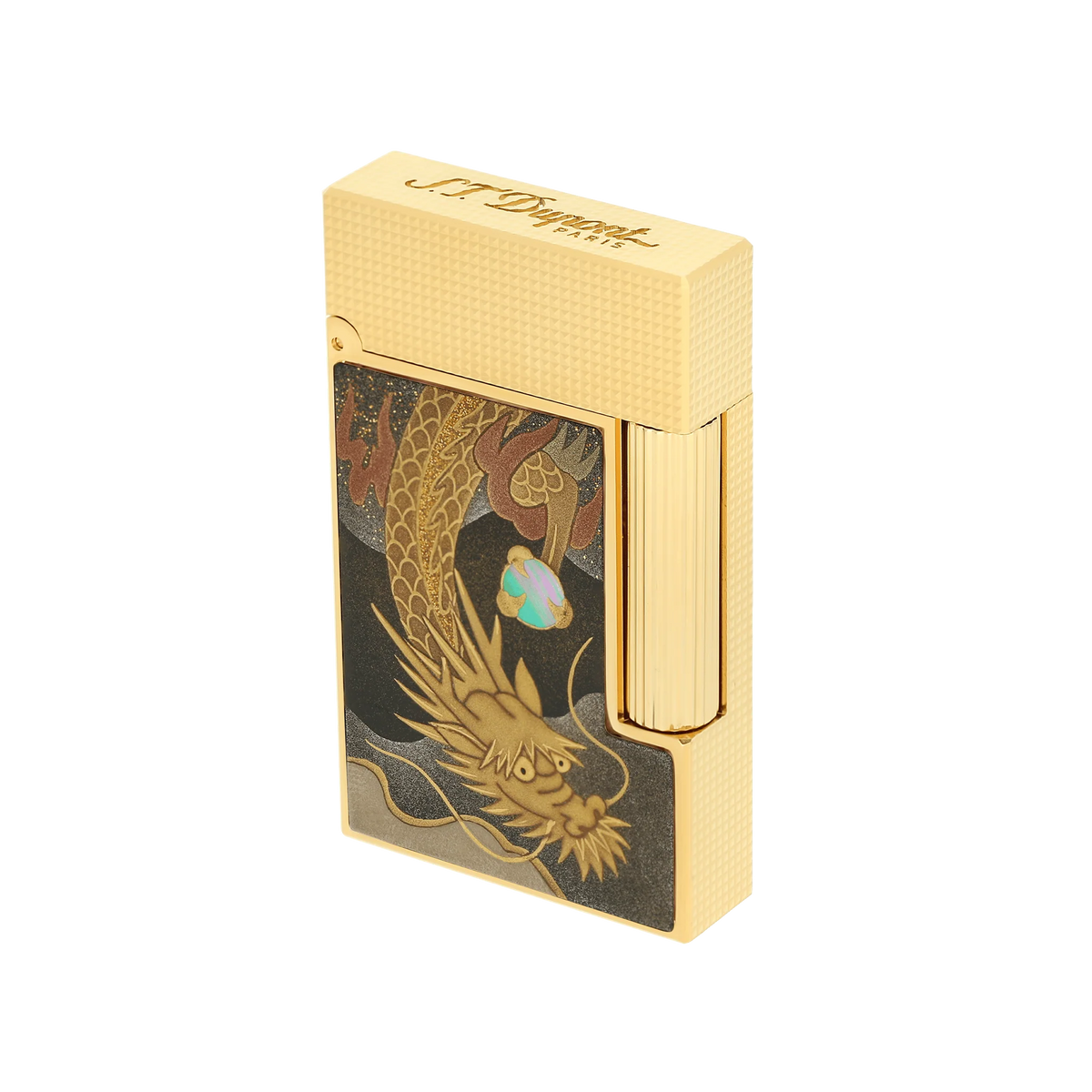 Fully Refurbished Lacquered lighter maki-e brown REF: C16150