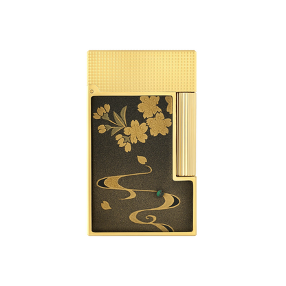 Fully Refurbished Lacquered lighter maki-e brown REF: C16151