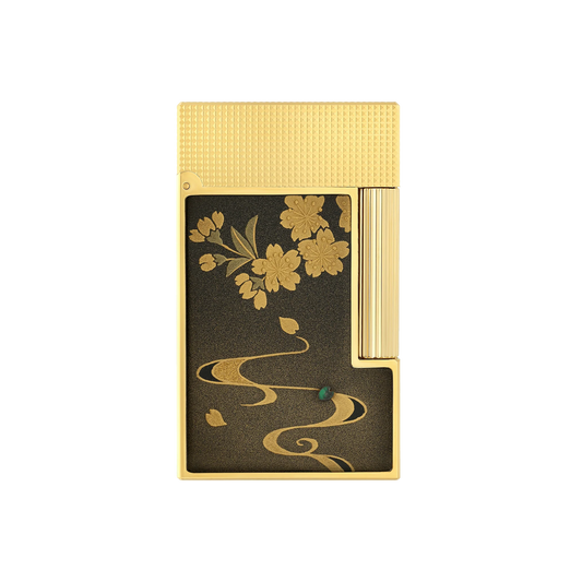 Fully Refurbished Lacquered lighter maki-e brown REF: C16151