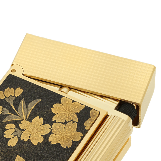 Fully Refurbished Lacquered lighter maki-e brown REF: C16151