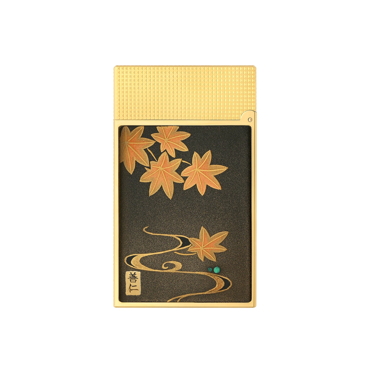 Fully Refurbished Lacquered lighter maki-e brown REF: C16151