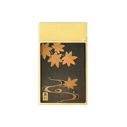 Fully Refurbished Lacquered lighter maki-e brown REF: C16151