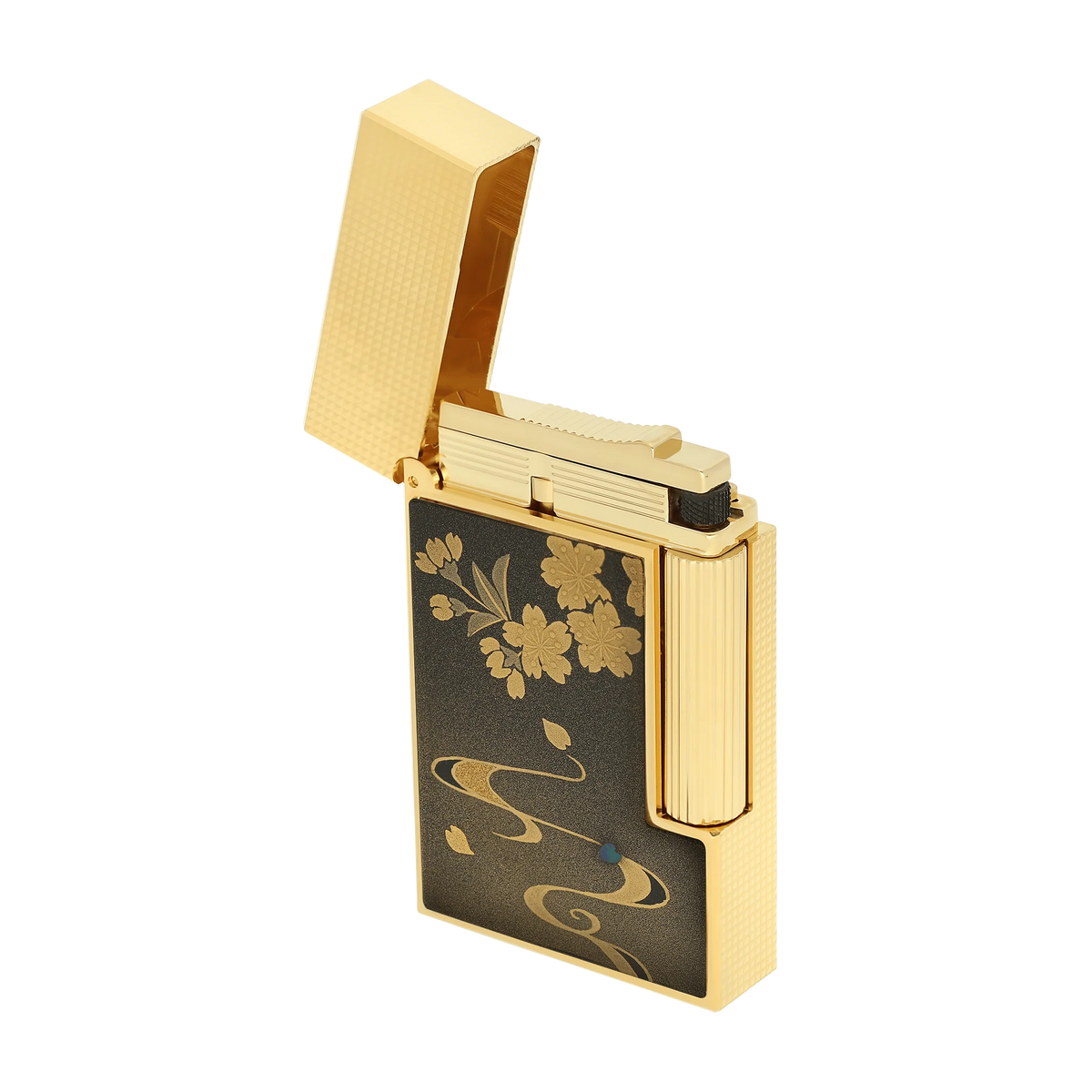 Fully Refurbished Lacquered lighter maki-e brown REF: C16151