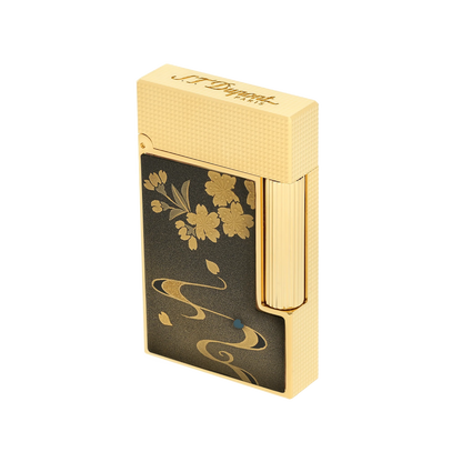Fully Refurbished Lacquered lighter maki-e brown REF: C16151