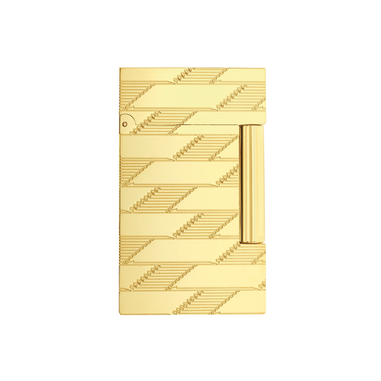 Fully Refurbished Guilloche Lighter Monogram 1872 golden REF: C16178