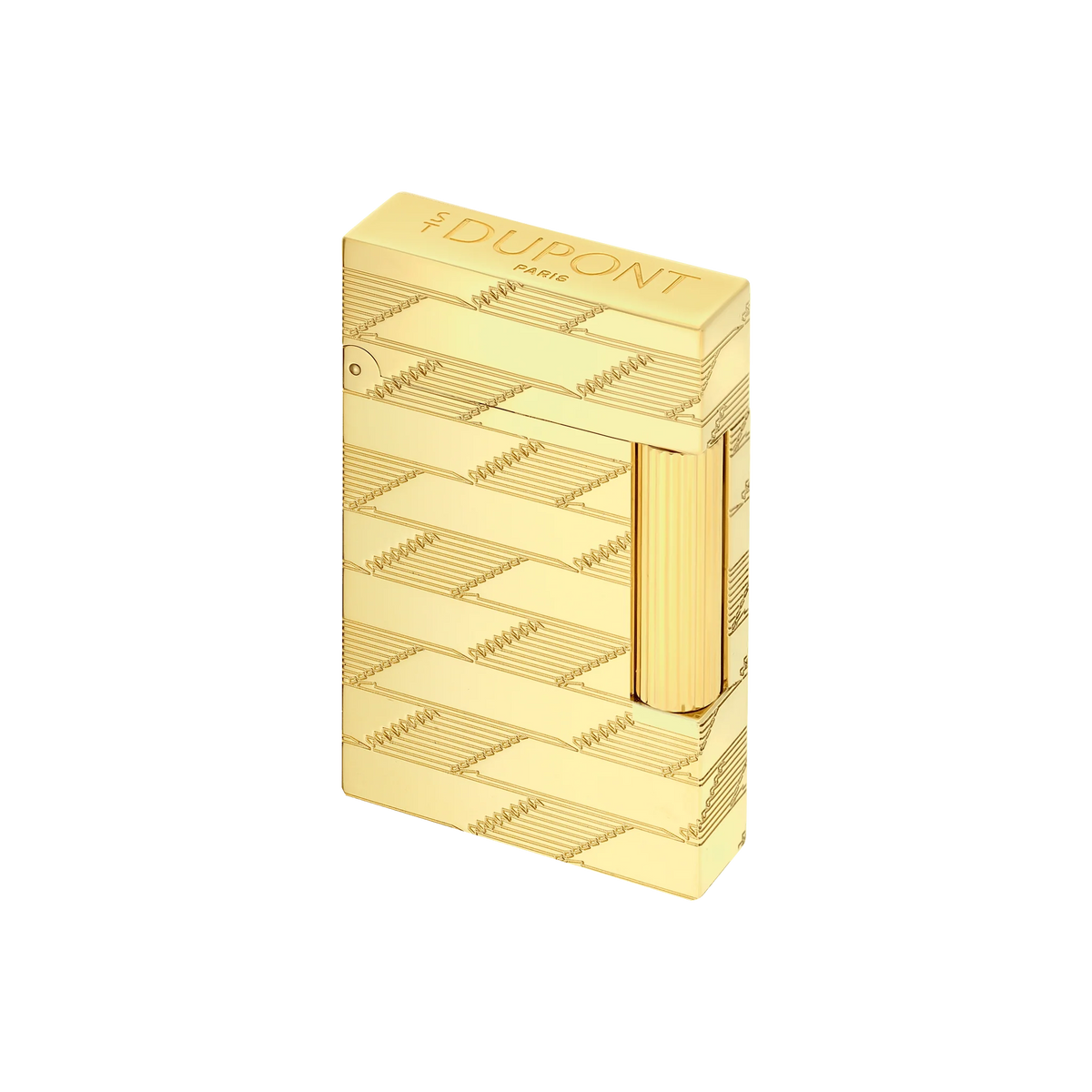 Fully Refurbished Guilloche Lighter Monogram 1872 golden REF: C16178