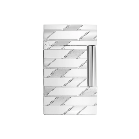 Fully Refurbished Guilloche Lighter Monogram 1872 silver REF: C16180