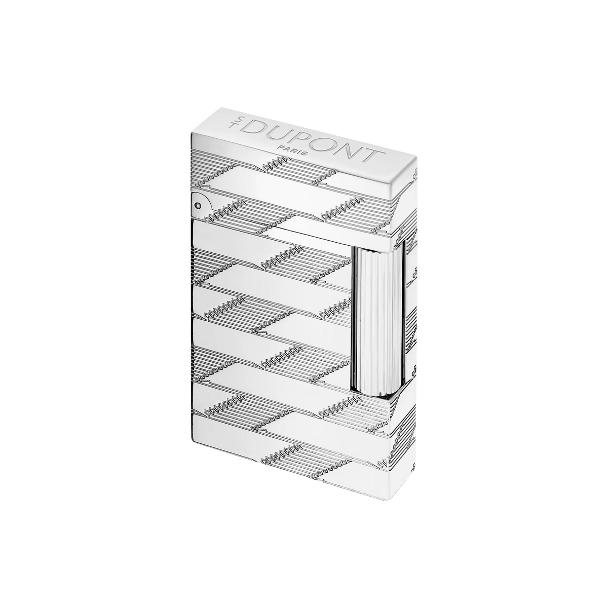 Fully Refurbished Guilloche Lighter Monogram 1872 silver REF: C16180