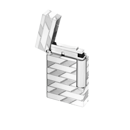 Fully Refurbished Guilloche Lighter Monogram 1872 silver REF: C16180