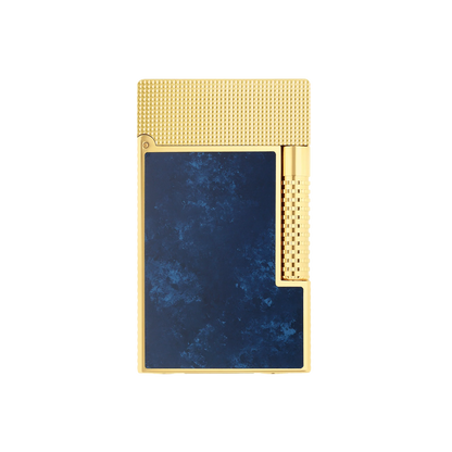 Fully Refurbished Lacquered lighter Savoir-Faire Popote blue REF: C23017CL