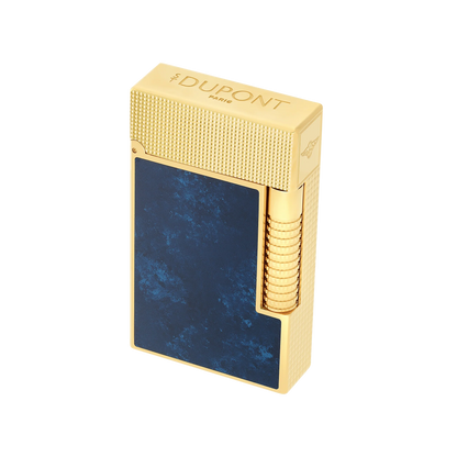 Fully Refurbished Lacquered lighter Savoir-Faire Popote blue REF: C23017CL