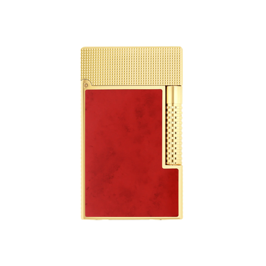 Fully Refurbished Lacquered lighter Savoir-Faire Popote red REF: C23018CL
