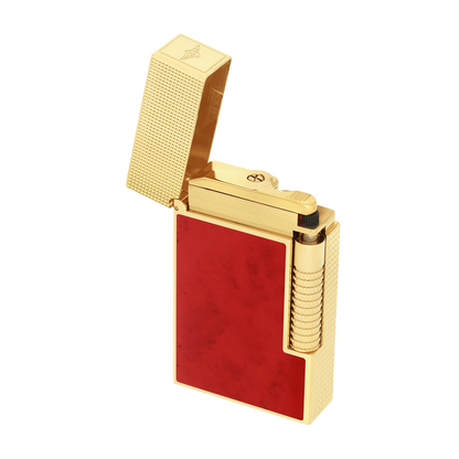 Fully Refurbished Lacquered lighter Savoir-Faire Popote red REF: C23018CL