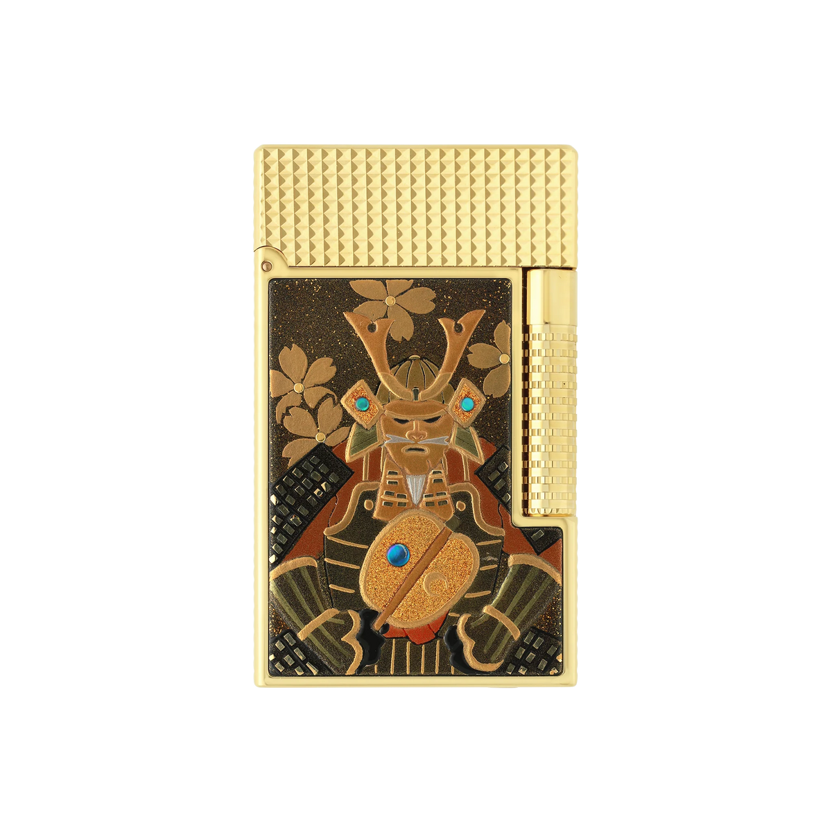 Fully Refurbished Lacquered lighter Maki-E Samouraï multicolour REF: C23152CL