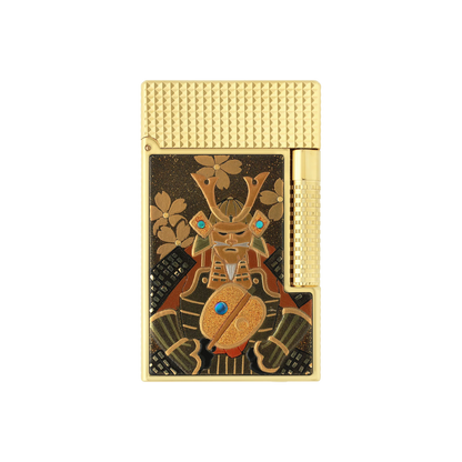 Fully Refurbished Lacquered lighter Maki-E Samouraï multicolour REF: C23152CL