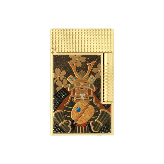 Fully Refurbished Lacquered lighter Maki-E Samouraï multicolour REF: C23152CL