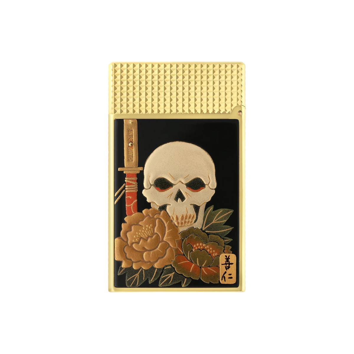 Fully Refurbished Lacquered lighter Maki-E Samouraï multicolour REF: C23152CL