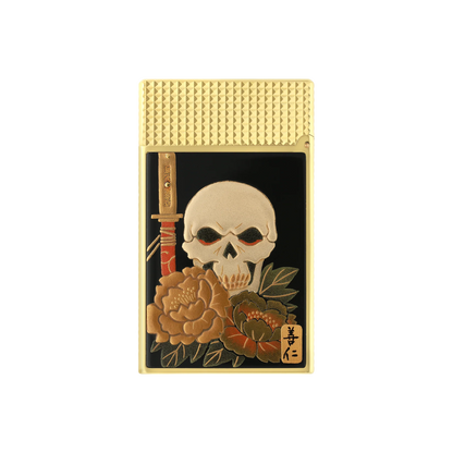 Fully Refurbished Lacquered lighter Maki-E Samouraï multicolour REF: C23152CL