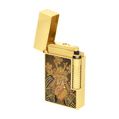 Fully Refurbished Lacquered lighter Maki-E Samouraï multicolour REF: C23152CL