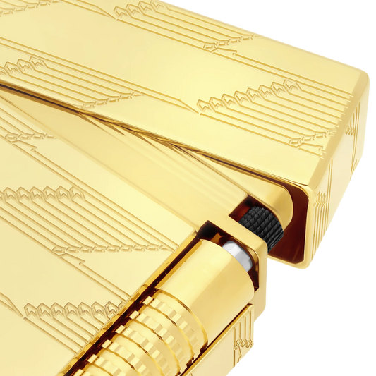 Fully Refurbished Guilloche lighter gold REF: C23178
