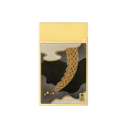 Fully Refurbished Lacquered lighter maki-e brown REF: C16150